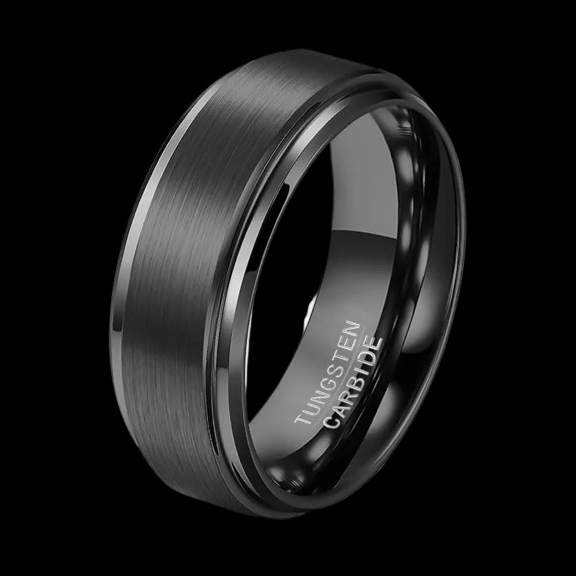 Mens Tungsten Carbide Rings 6mm 8mm Basic Tungsten Wedding Band Rings For Men