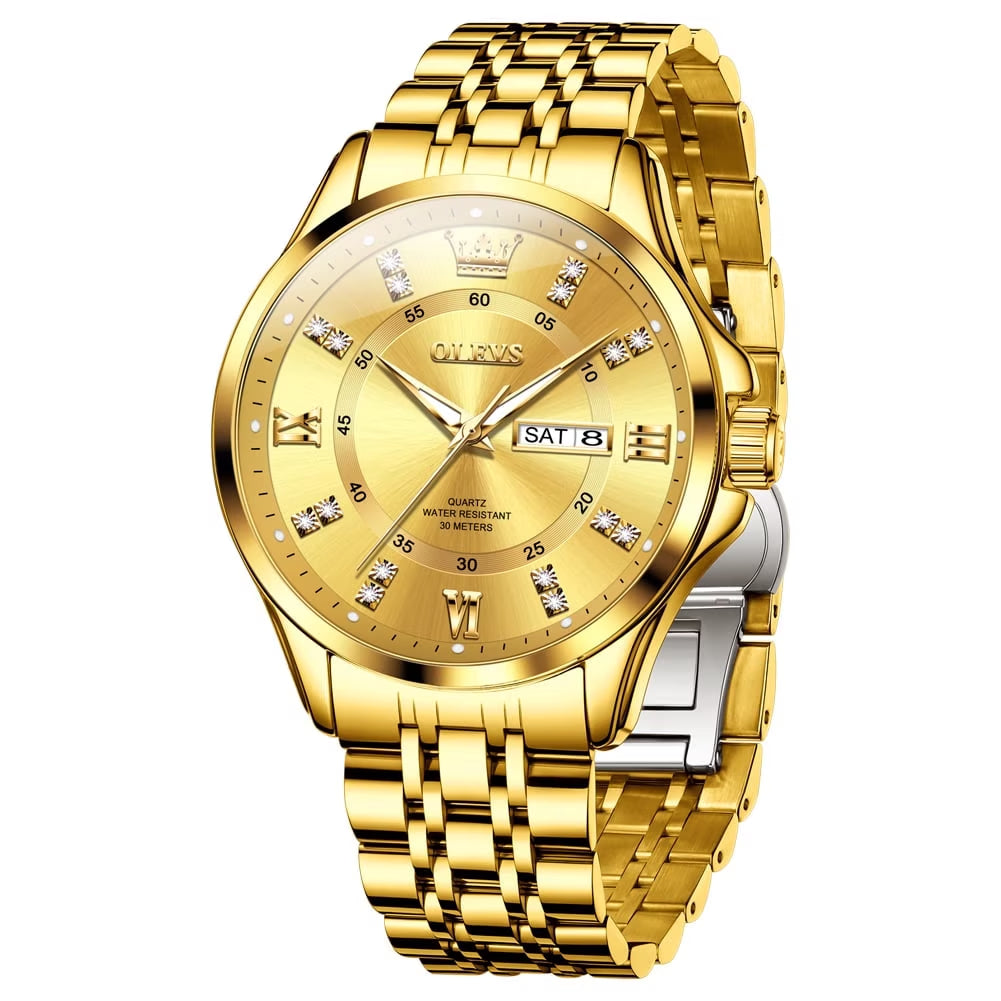 Watches for Men Business Dress Analog Quartz Date Stainless Steel Easy Read Waterproof Luminous Luxury Casual Mens Wrist Watches Reloj Para Hombre