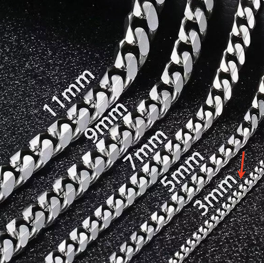 Stainless Steel Cuban Link Chains