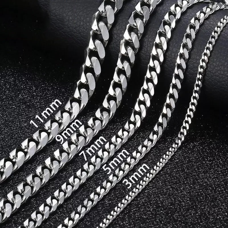Stainless Steel Cuban Link Chains