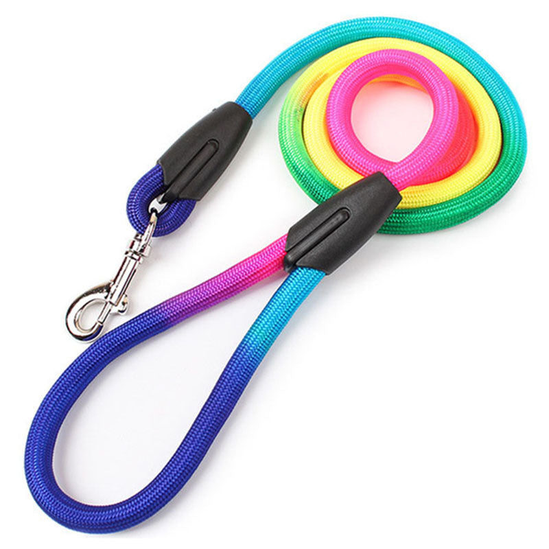 Colorful Round Dog Leash for Pet Supplies